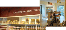 Boutique vente de miel